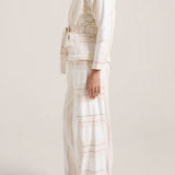 ILIO NEMA Astrea Cream Moroccan Boucle Pants