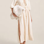 ILIO NEMA Priam Cream Moroccan Boucle Caftan