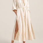 ILIO NEMA Priam Cream Moroccan Boucle Caftan