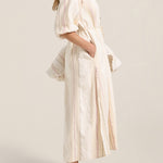 ILIO NEMA Priam Cream Moroccan Boucle Caftan