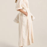 ILIO NEMA Priam Cream Moroccan Boucle Caftan