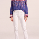 Medusa Ikat Scarf Print Shirt