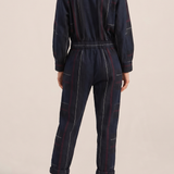 Hephaestus Navy Boucle Stripe Boilersuit