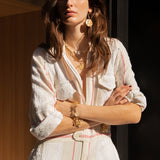 Hephaestus Cream Boucle Stripe Boilersuit